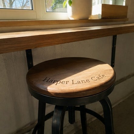 Branded bar stools for restaurants