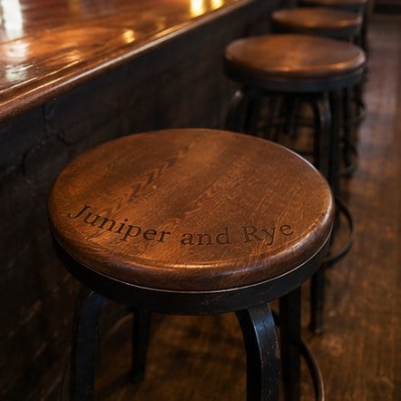 Custom bar stools for a small business